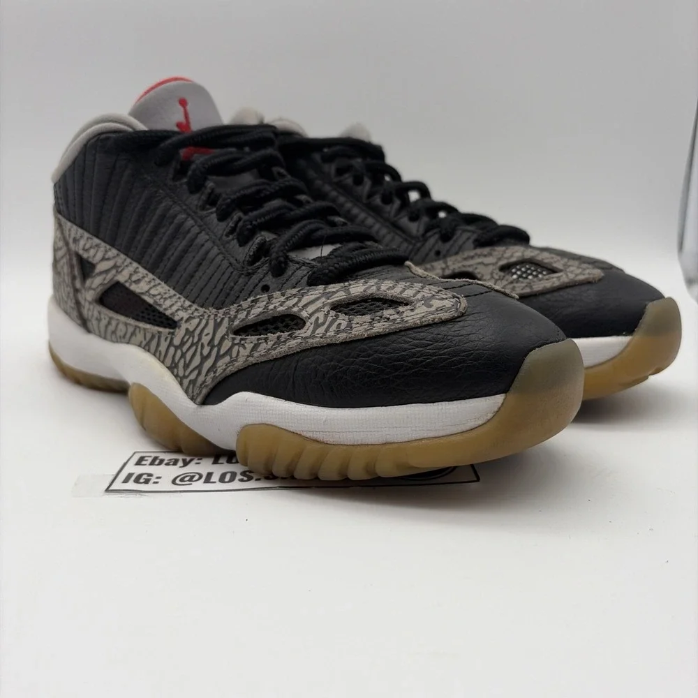 Size 9.5 - Air Jordan 11 Retro IE Low Black Cement (919712-006)